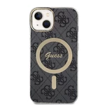 Zadní kryt Guess 4G IML MagSafe pro Apple iPhone 15, black