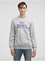 Men's Grey Diesel Sweatshirt - Men's