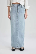 DEFACTO Long Fit Jean Skirt