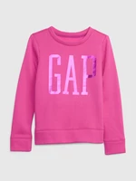 GAP Kids Pink Sweatshirt with Logo - Girls