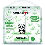 Bamboolove Plienky jednorazové bambus veľ. M 6 - 11 kg 24 ks