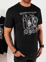 Men's T-shirt with black Dstreet print