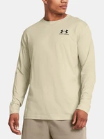 Under Armour UA Sportstyle Left Chest LS Triko Hnědá