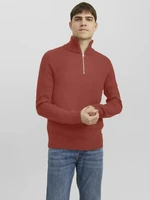 Jack & Jones Pannel Svetr Oranžová