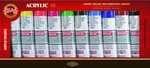 KOH-I-NOOR 16270400000 Set of Acrylic Paints 10 x 40 ml