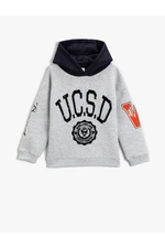 Koton College Hoodie Sweatshirt