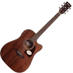 Ibanez AW54CE-OPN Open Pore Natural Guitare Dreadnought acoustique-électrique