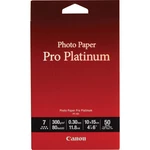 Canon Photo Paper Pro Platinum PT-101, foto papír, lesklý, bílý, 10x15cm, 4x6", 300 g/m2, 50 ks, 2768B014, inkoustový