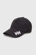 Šiltovka Helly Hansen šedá farba, s potlačou, 67517