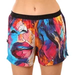 Blue-red women's patterned boxer shorts Represent Gigi