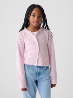 Light pink girly cardigan with GAP buttons