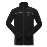 Men's black softshell jacket ALPINE PRO Geroc