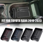 For Toyota RAV4 RAV 4 2019 2023 Central Storage Box Armrest Armrest Glove Holder Plate Car Container Organizer Car Accessories