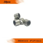 10Pcs HK081515 TA815 TA0815 8*15*15MM Double Way Needle Bearing 8mm x 15mm x 15mm