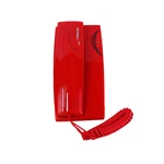 Retro Wall Mountable Phone Landline Corded Telephone with Call Indicator Light, Redial, Pause & Mute for Home,Hotel,Bathroom