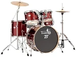 Tamburo T5S18 Red Sparkle Kit de batería