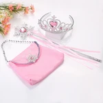 Kids Girl Snow Ice Queen Princess Handbag Princess Cute Bag Tiara Hair Combs Crown Magic Wands Fairy Wand Princess Diademe