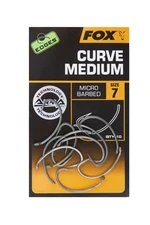 Fox háčky bez protihrotu Edges Curve Medium Barbless vel. 8