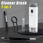 7-in-1 Computer Keyboard Cleaner Brush Screen cleaning Spray Bottle Set Earphones Cleaning Pen Cleaning Tools Keycap Puller