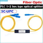 1X2 PLC Box Upc Fiber Optical Splitter Internal Computer Cables With SC/UPC Connector Pigtail Fiber 1x2 PLC Upc Splitter