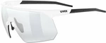 UVEX Pace One V White Matt/Variomatic Litemirror Silver Kerékpáros szemüveg
