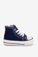 Children's High Sneakers Navy Blue Filemon