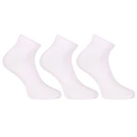 3PACK Socks Nedeto Low Bamboo White