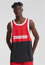 Men's tank top Split Mesh City red/black