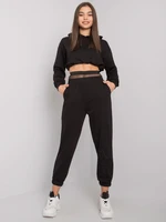 Black set with Moline trousers