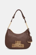 Kabelka Love Moschino hnedá farba, JC4335PP0L