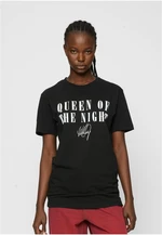 Women's black T-shirt Whitney Queen Of The Night