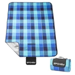 Spokey PICNIC FLANNEL Pikniková deka s popruhom  150 x 180 cm