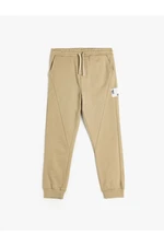 Koton Jogger Sweatpants Tied Waist Raised Cotton