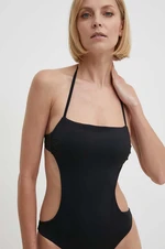 Jednodílné plavky Max Mara Beachwear černá barva, mírně vyztužený košík, 2416831089600