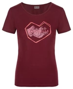 Women's outdoor T-shirt Kilpi GAROVE-W dark red