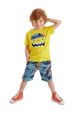 Denokids Hawaiian Pirate Boy's Summer T-shirt Shorts Set