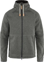 Fjällräven Övik Fleece Dark Grey 2XL Sudadera con capucha para exteriores