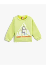 Koton Baby Boy Yellow Sweatshirt