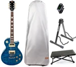 SX EC3H SET Translucent Ocean Blue Guitare électrique