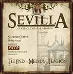 Sevilla Medium Tension Tie End Struny Nylonowe do Gitary Klasycznej