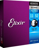 Elixir 11025 Polyweb 11-52 Corde Chitarra Acustica