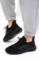 Soho Women's Black-Black Sneakers 18833