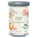 YANKEE CANDLE Signature Tumbler veľký White Spruce & Grapefruit 567 g