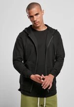 Basic Terry Zip Hoody Black