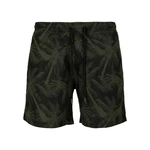 Palm/olive swim shorts