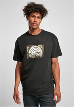 Black T-shirt with Southpole Camo logo