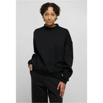 Women's Oversized Organic Crewneck Black