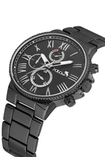 Polo Air Roman Numeral Men's Wristwatch Black Color