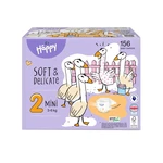 Bella Baby Happy Soft&Delicate 2 Mini 3-6 kg dětské pleny box 156 ks