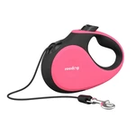 Reedog Senza Premium Automatik Rollleine S 12kg / 5m Strang / rosa